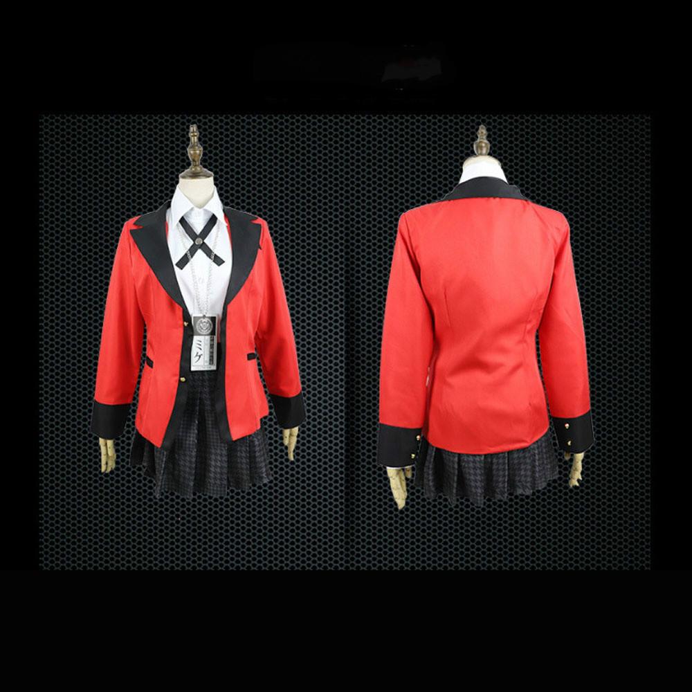 Cool Cosplay Costumes Anime Kakegurui Yumeko Jabami Japanese School Girls Uniform
