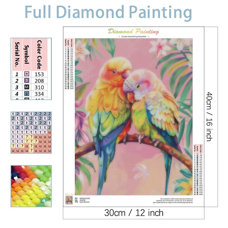 Алмазная картина 5d попугай мозаика рукоделие полный круглый алмаз искусство вышивка распродажа домашний декор
