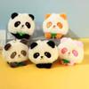 Adorable Cartoon Panda Plush Keychain Toy Cute Stuffed Bag Charm Gift For Couples