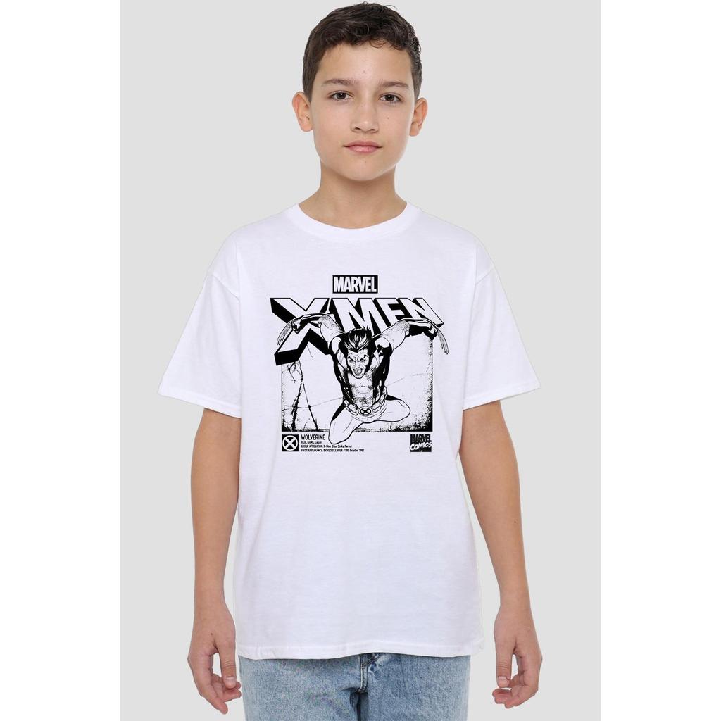 Marvel Детская/Подростковая футболка X-Men Росомаха Прыжок