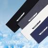 Summer Men's Cycling Arm Sleeves Sunscreen Ice Silk Driving Elastic Cool Arm Cover Fishing Hiking Breathable Sports Sleeves