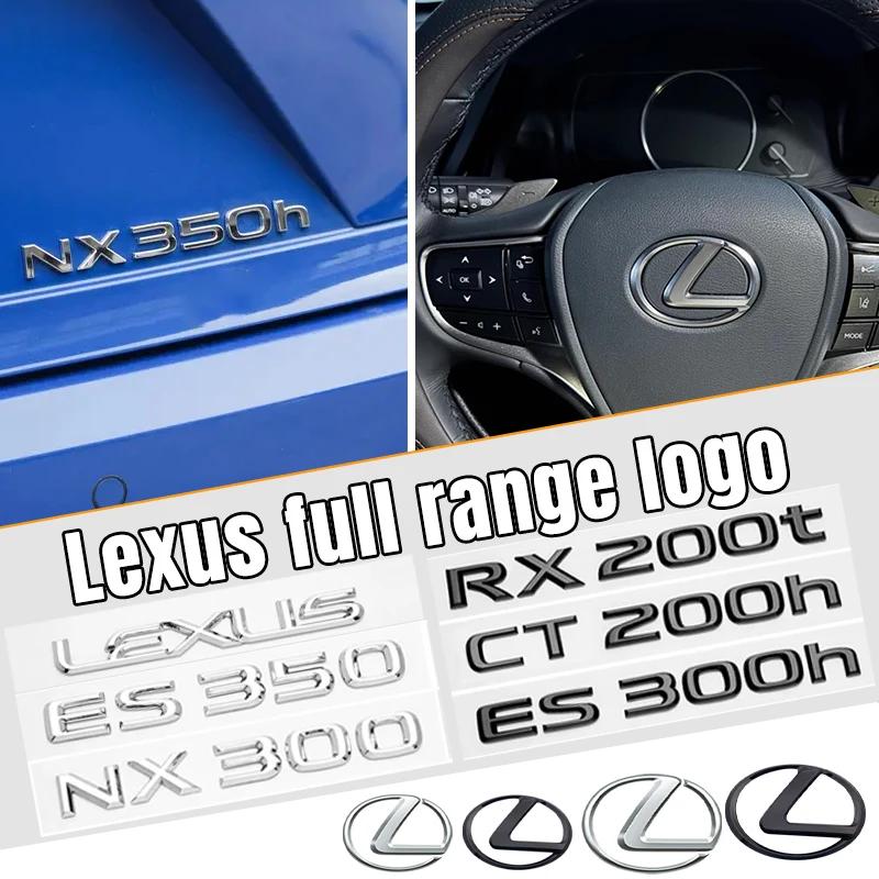 New for LEXUS Same as the original car Letter Badge Logo 3D ABS Car Trunk Rear Sticker for LEXUS NX ES LX IS CT RX GS SL LS