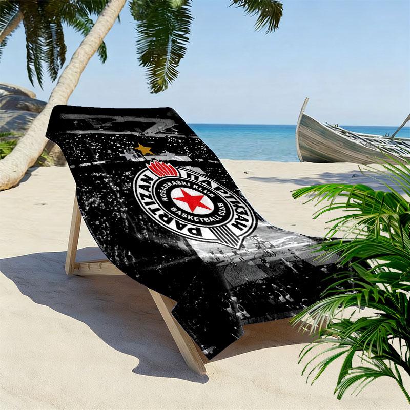 Partizan poster Print Beach Towel, Large Soft Quick Dry Towel for Beach Camping Swimming
