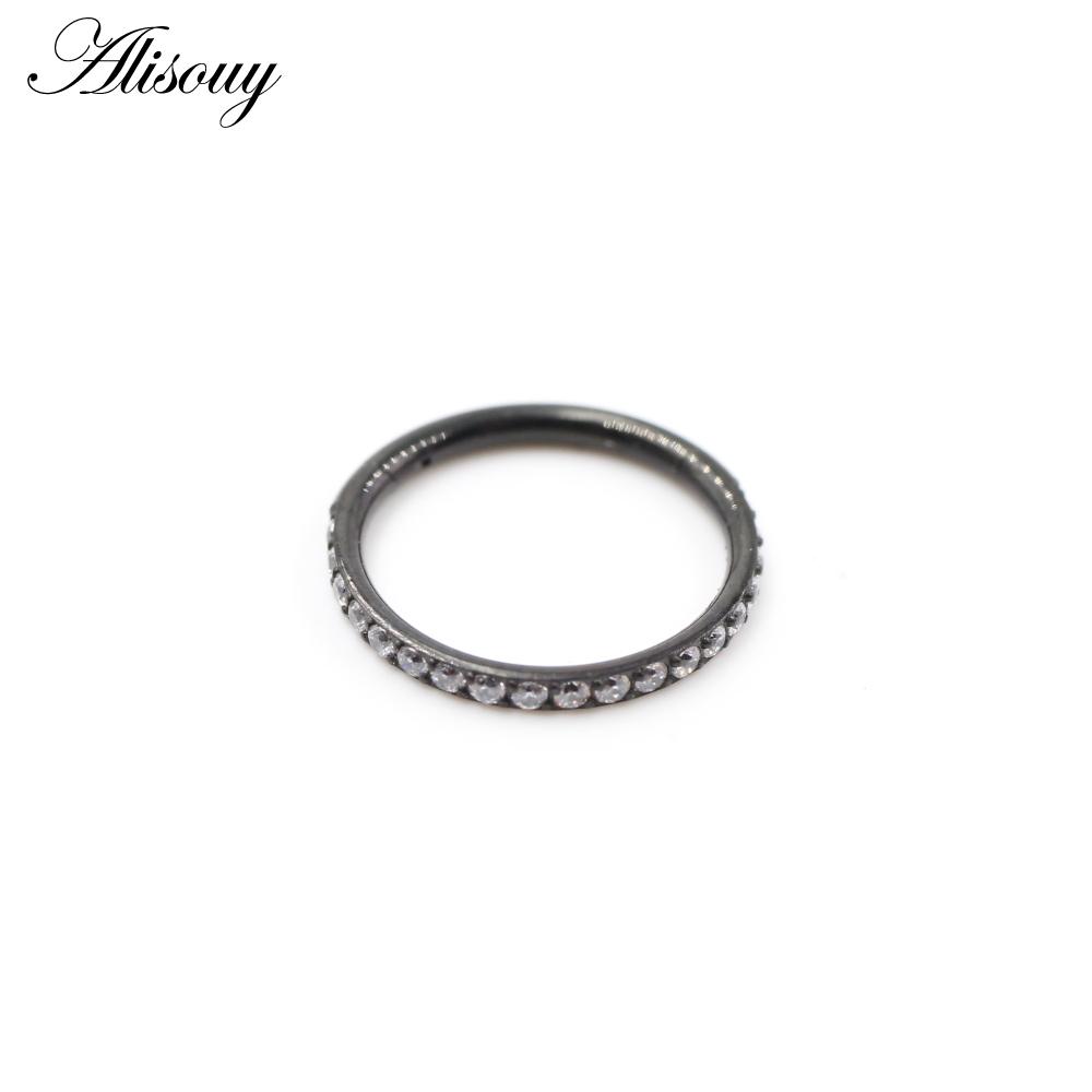 Alisouy 1 шт., хирургическая сталь, циркон, обруч для ушей, серьги на козелок, спираль, хрящ, серьга, кольцо-кликер, кольцо в носу, ювелирные изделия для пирсинга