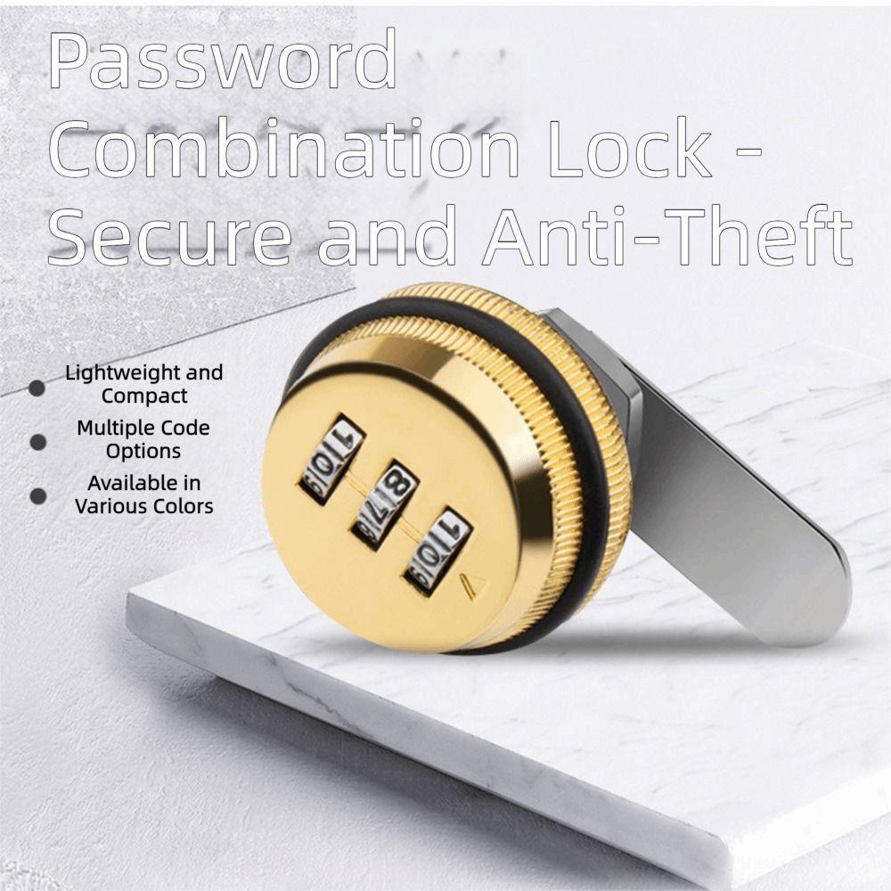 Zinc Zinc Zinc Alloy Password Coded Lock Multicolor Metal Security Locks Cabinet Lock RV Storage