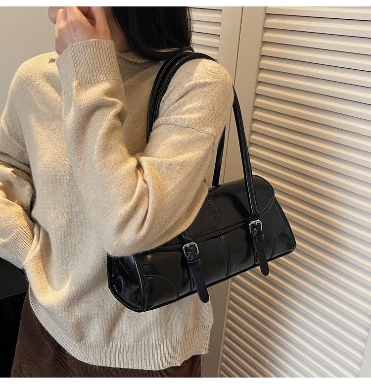 Осень 2025 Французская Ретро Сумка-Багет - Роскошная Женская Сумка на Плечо Высокого Класса