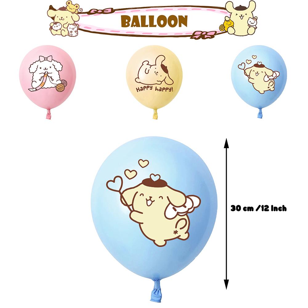 32pcs Pompompurin Party Decorations Included a Banner, Cake Toppers, Balloons