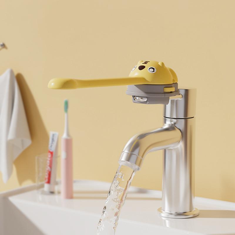 Удлинитель для крана с изображением мультфильма для детей, мытье рук в ванной, раковина, животные, аксессуары для кухни, удобный помощник для мытья детей