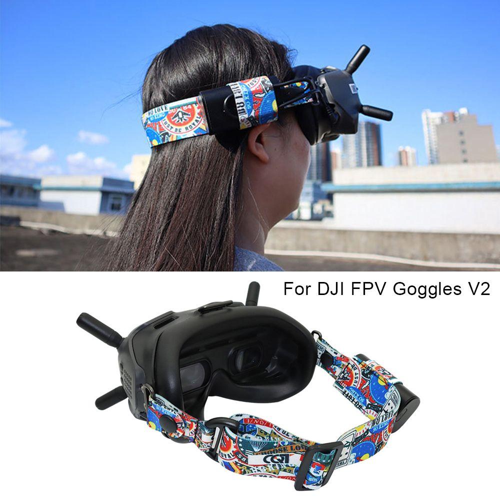 Accessories With Battery Hole For DJI FPV Goggles V2 Head Strap Replacement Headband Elastic Band