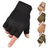 Tactical Gloves Men's Half Finger Black Hawk Mountaineering Wear Resistant Protective Army Fan Outdoor Riding