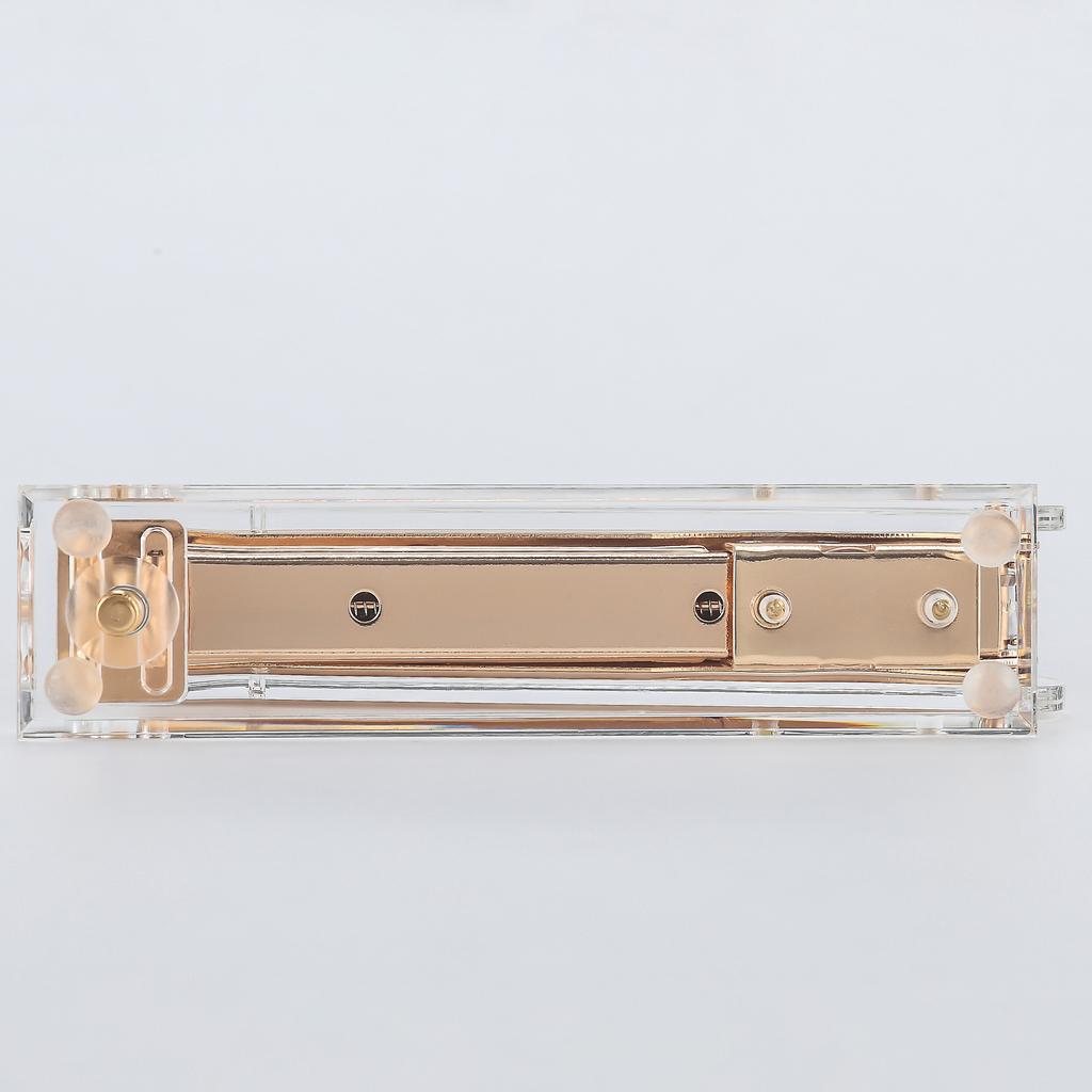 Transparent Acrylic 3-in-1 Set: Stapler + Staple Remover + Scissors Portable Office Desk Organizer Home School Supplies