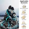 1pc Blue Dragon's Whisper Theme Blanket  Soft Throw for Home Decor, Perfect Gift, Suitable for All Seasons