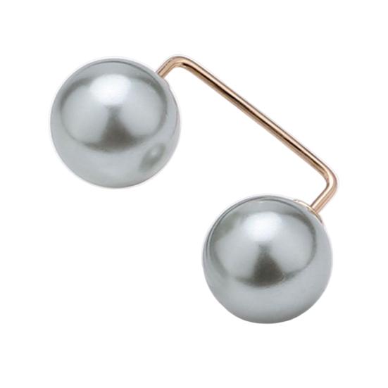 Clothes Brooch Classic Simple Graceful Fine Workmanship Fixed Clothes Simulation Pearl Pin for Dating