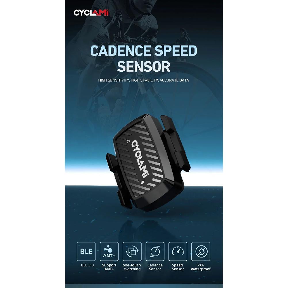 CYCLAMI Датчик каденса Скорость C1 ANT Bluetooth 5.0 Спидометр GPS Велокомпьютер Для GARMIN iGPSPORT BSC100s Bryton G2 plus G+