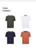 [Collar Contrast Classic Version] 26 Spring/Summer Brand Letter Premium Men's Round Neck Short Sleeve T-shirt