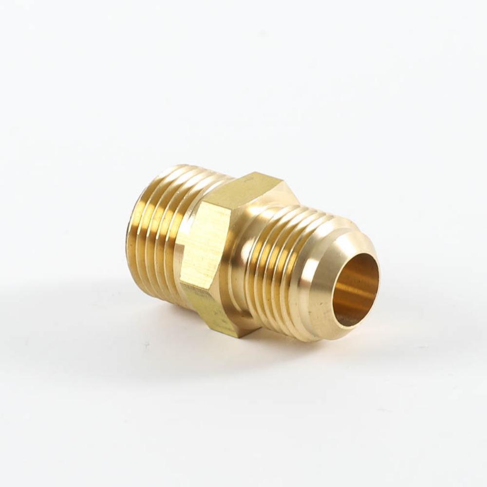 1/8" 1/4" 3/8" 1/2" 3/4" 1" NPT BSP Наружный Внутренний 1/8-3/4" SAE Резьбовой Ниппель для Трубки Наружным Диаметром Латунный Фитинг-Соединитель для Трубы Кондиционера
