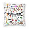 Venezuela Pride Print Pattern Sofa Cushion Cover Pillow Cover Home Decoration Party Car Bedding