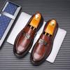 Мужская кожаная обувь Мужские мокасины Официальная обувь Дышащая Нескользящая Легкая Удобная Прочный Мужская повседневная обувь Мокасины