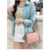 Lychee Plaid Pillow Bag Shoulder Bag for Women