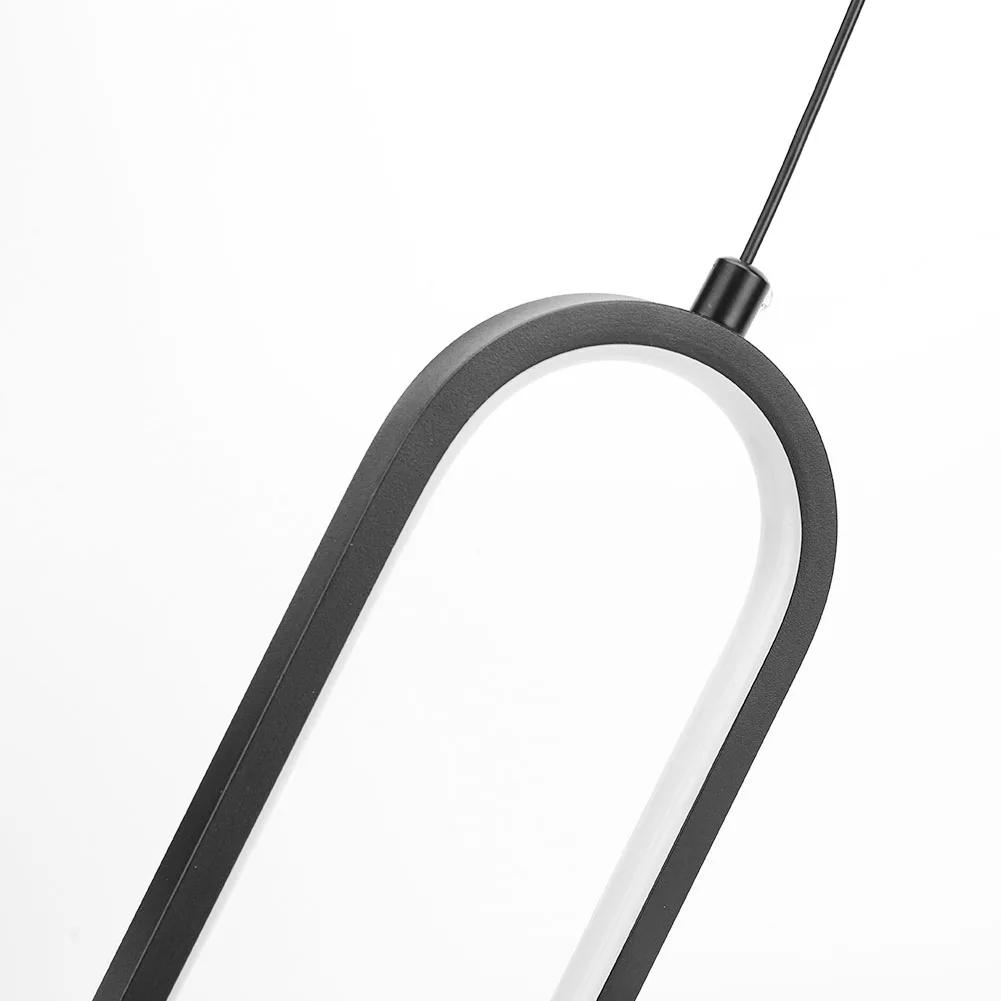 Люстра для спальни 3000k-6000K Внутренний декоративный светильник Теплый белый Современный светодиодный подвесной светильник Защита глаз Украшение столовой