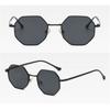 Frame UV Protection Sunglasses for Men/Women Metal Sunglasses Square Sunglasses Polygon Sun Glasses