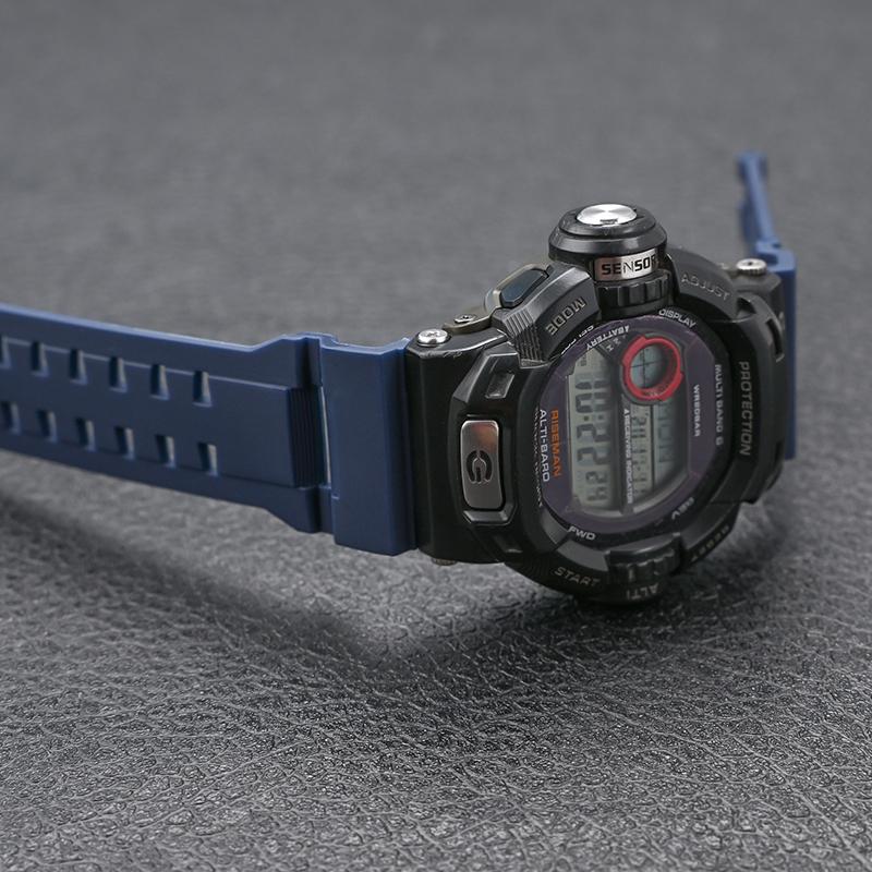 Камуфляжный спортивный ремешок из смолы и резины для серии Casio G-Shock G-9200 - Водонепроницаемый и прочный с инструментами для установки