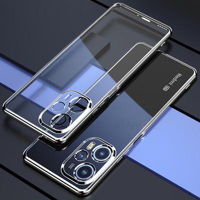 Pocof5 F5pro Роскошный Покрытие Бампер Прозрачный Чехол Для Xiaomi Mi Poco F5 Pro 5g F4 F3 X4 Gt Мягкий Силиконовый Прозрачный Чехол Poko F 5