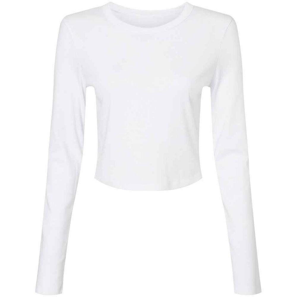 Bella + Canvas Womens/Ladies Micro-Rib Long-Sleeved T-Shirt