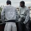 Жаккардовый свитер со звездами - Унисекс, американский уличный стиль
