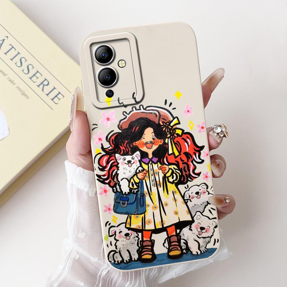 Case For Infinix Note 12i Cover Silicone Cute Kawaii Luxury Flowers Shockproof Bumper Funda For Infinix Note12i X6819 Phone Case