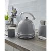 Retro bouilloire, 1,8 l, acier inoxydable sans bpa, résistance cachée, sans fil swan sk14630grneu 3000w gris