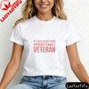 Гордая футболка FeUnisex для ветеранов, футболка на День ветерана с круглым вырезом, подарок на 4 июля, одежда для женщин-ветеранов, футболка "Спасибо ветеранам"