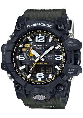 Casio MUDMASTER Солнечные часы Зеленые G-Shock Радиоуправляемые GWG-1000-1A3JF Мужские