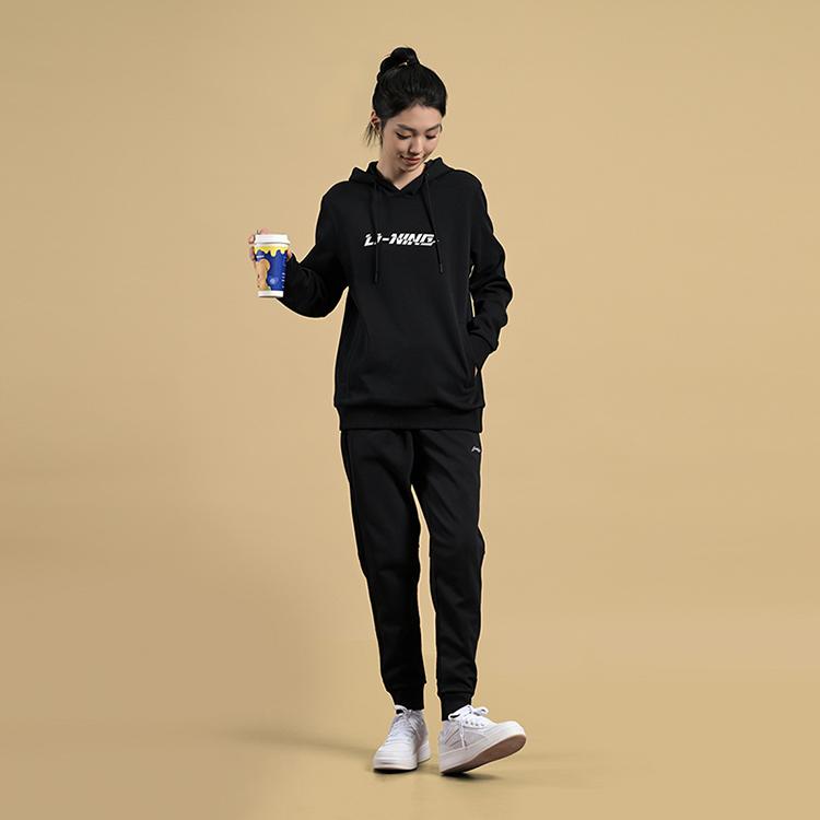 Толстовки Li Ning Унисекс С капюшоном Утепленные Обычные AWDUH91-1