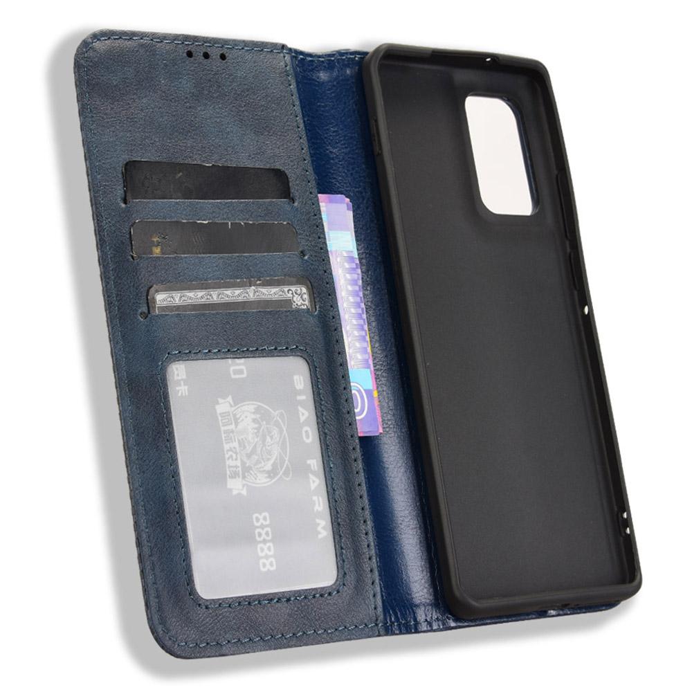 For Motorola Edge (2024) 5G Wallet Case Retro PU Leather Stand Phone Cover