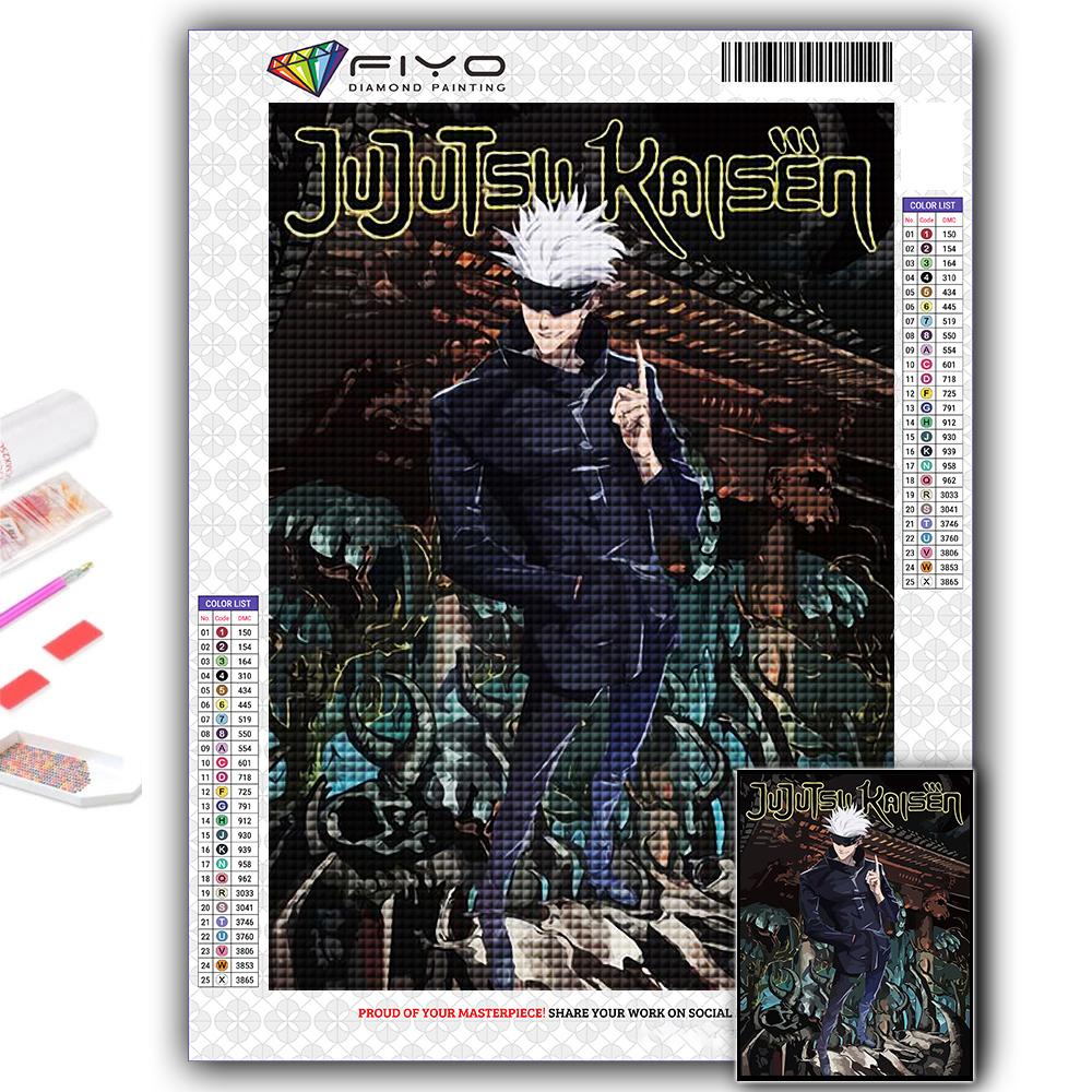 5D DIY Алмазная вышивка Дзюдзюцу Кайсен Алмазная картина Мозаика Украшение дома