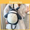Cute Plush Cartoon Backpack For Girls, Large Size With Lovely Double-shoulder Dragon Cat Design