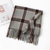 British Style Scarf Women's Winter High  End New Autumn and Winter Thickening Versatile Atmosphere Warm Scarf
