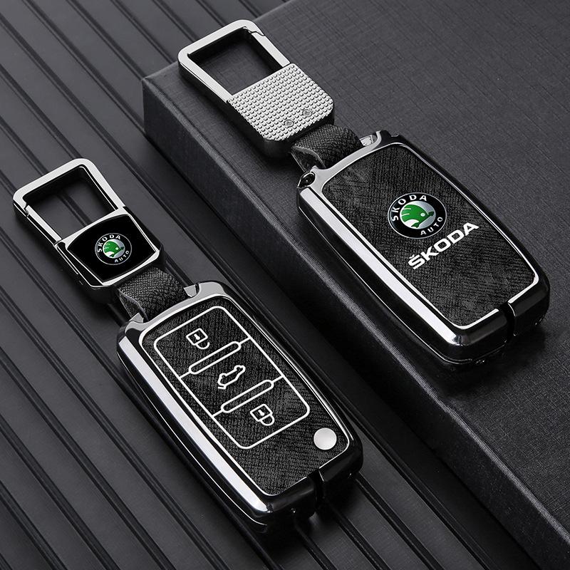 Чехол для ключа Skoda для моделей Octavia, Superb, Kamiq, Scala, Karoq, Yeti