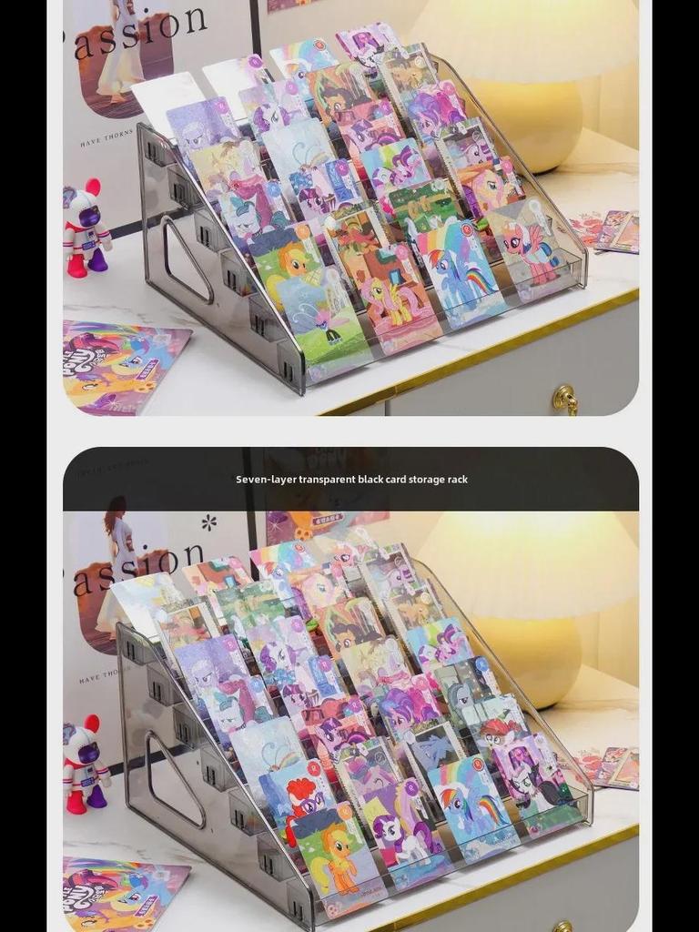 2024 Baji Guzi Ultraman & My Little Pony многослойная стойка для хранения карточек