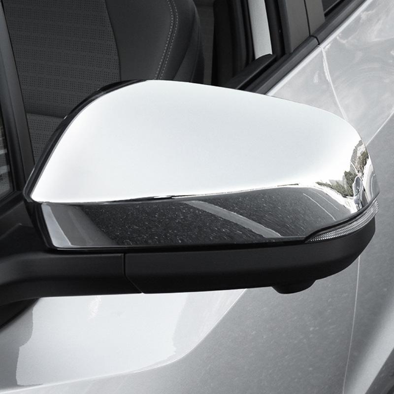 Крышка зеркала заднего вида из углеродного волокна серии Toyota VOXY/NOAH 90 с декоративной наклейкой-дождевиком.