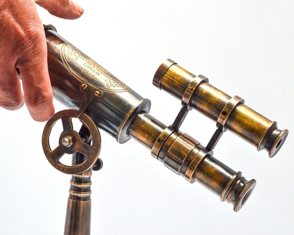 Antique Telescope, Unique Vintage Telescope, Corporate Gift, Groomsmen Gift, Mens Gift, Fathers Day Gift, Gift for Him, Christmas Gift
