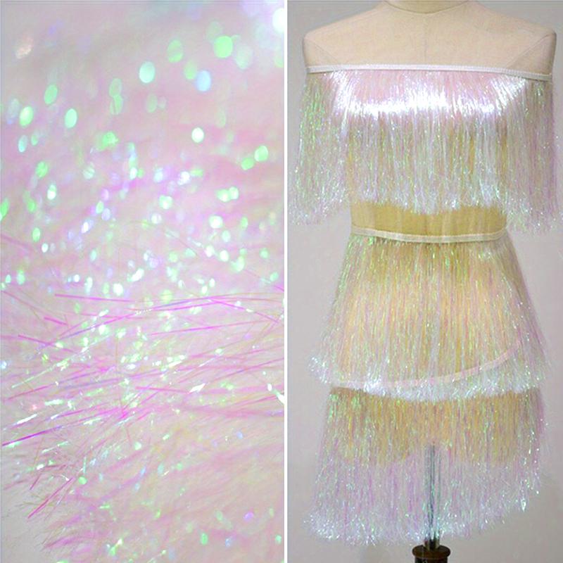 1 ярд длинная кисточка бахрома кружевная отделка своими руками латинское платье сценическая одежда аксессуары блестящие кисточки отделка кружевная лента швейные изделия
