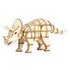 3D Wooden Triceratops Puzzle