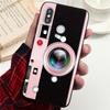 3D Camera Emboss TPU Case For Xiaomi Redmi Note 8T 8 9 Pro 9S 6 7 5 7A 8A Mi Note 10 A3 A1 A2 8 9 Lite SE 9T CC9 CC9e Case Cover