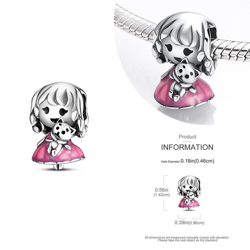 Charms Copper Beads For Women Fit Original Bracelet Animals Diy Pendants Jewelry