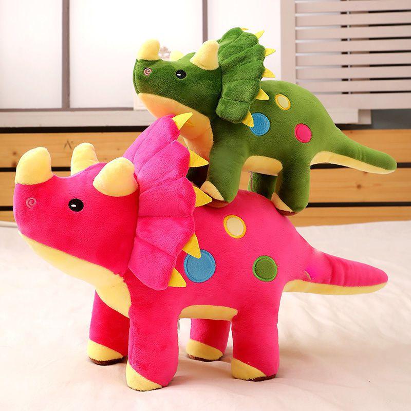 Soft Adorable Triceratops Plush Toy Comfy Critters Gift For Kids Teens