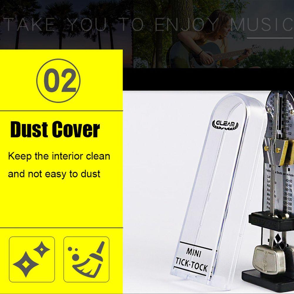 Metal Wind Up Portable Beats Rhythm Portable Metronome Mechanical Metronome Mini Tick-tock