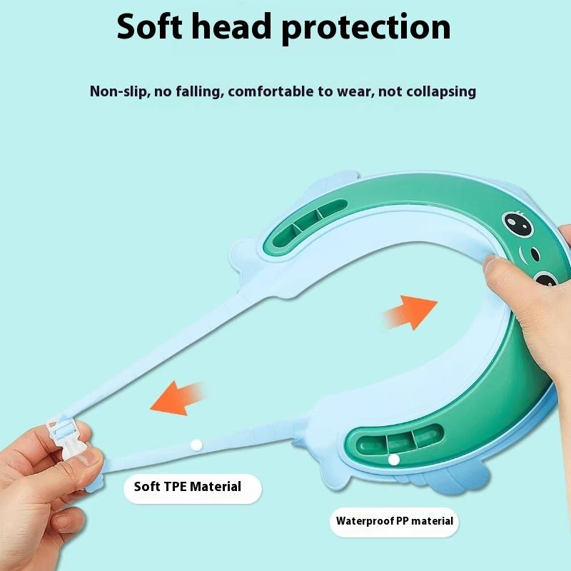 Детская шапочка для мытья головы, шапочка для шампуня, артефакт для детского шампуня, шапочка для душа, детская водонепроницаемая защита для ушей, шапочка для купания