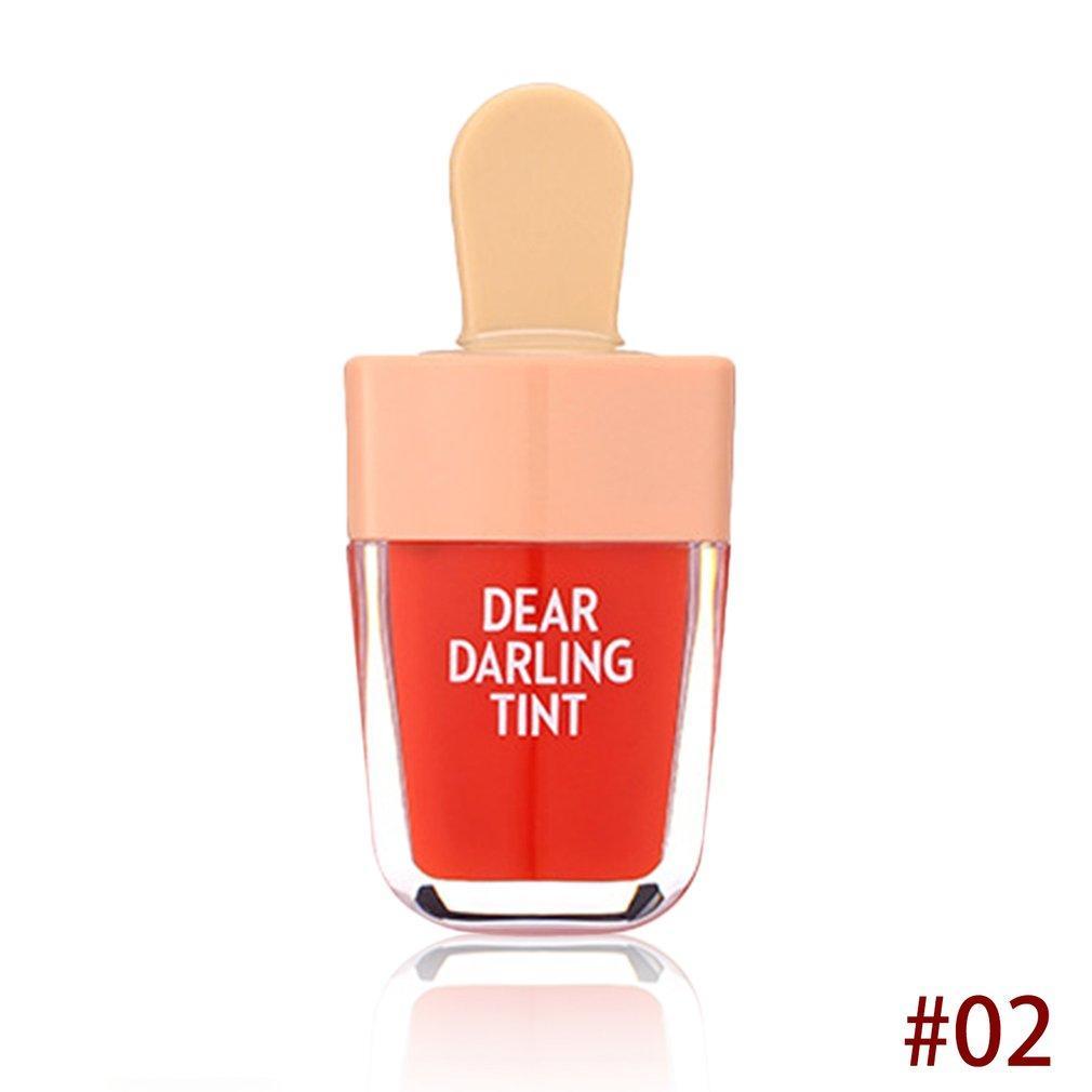 Водостойкая жидкая губная помада Тинты для губ в форме мороженого Увлажняющая стойкая натуральная очаровательная губная помада